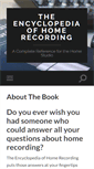 Mobile Screenshot of homerecordingbook.com